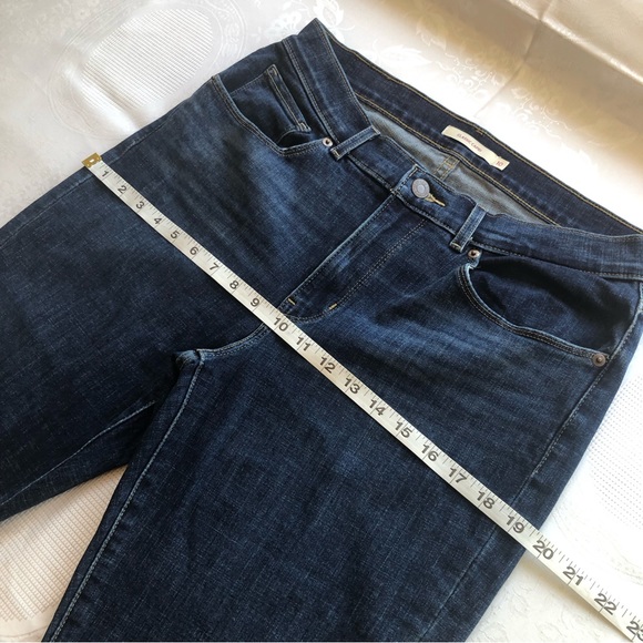 Levi’s Jeans Denim Capri Women’s Size 10 Blue Classic Pants Elastic Waist Cargo - Picture 12 of 16
